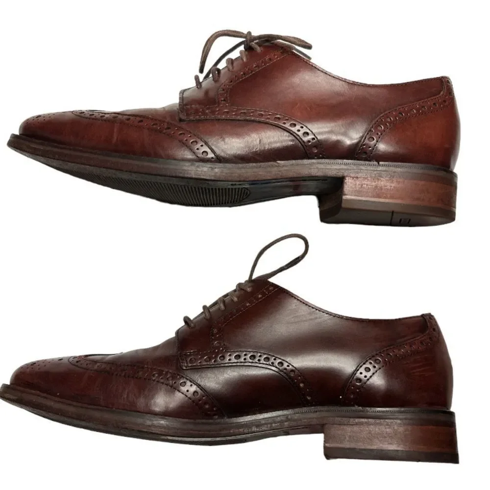 Anthropologie Cole Haan Grand OS‎ Wingtip Oxfords Brown Size 9.5